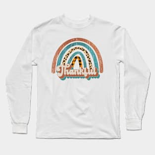 Thankful rainbow Long Sleeve T-Shirt